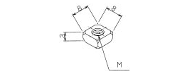 四角ナット/M4