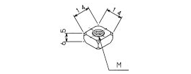 四角ナット/M8